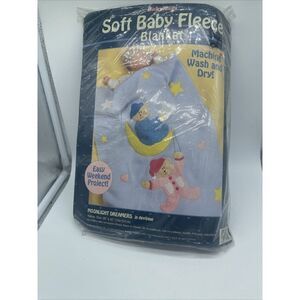 Dimensions Baby Hugs Fleece Blanket Moonlight Dreamers Appliqué New Kit